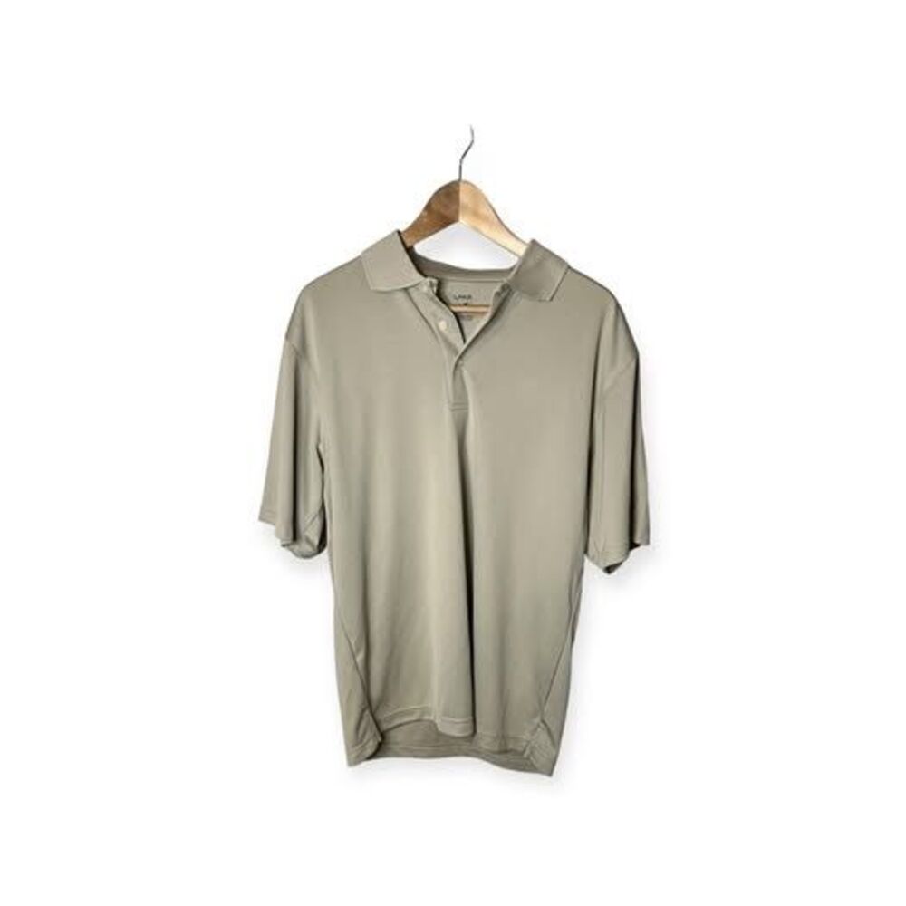 Links Edition Golf Polo, New With Tags, Men’s Size Medium, Plaza Taupe, Tan
